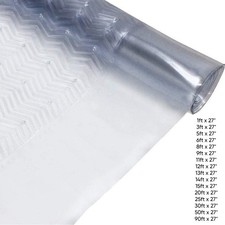 Vinyl Carpet Protector Runner Mat Clear Heavy Duty Floor Covering – 27in Width