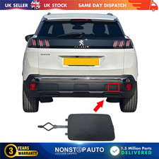 Rear Bumper Tow Eye Cover For PEUGEOT 3008 II SUV P84 05.2016 on 1618040980