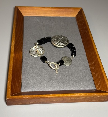 Vintage bracelet silver - silver, tone