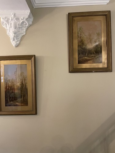 Pair gilt framed victorian - pair, of