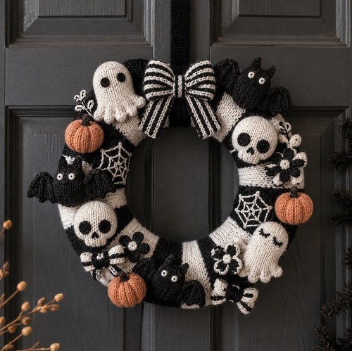 Halloween pumpkin skull bat - pumpkin,