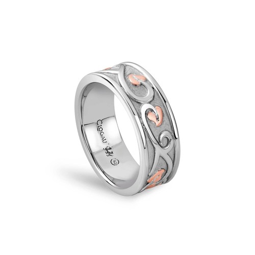 Clogau welsh silver 9ct rose - silver,