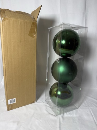 Jumbo christmas baubles green - jumbo,