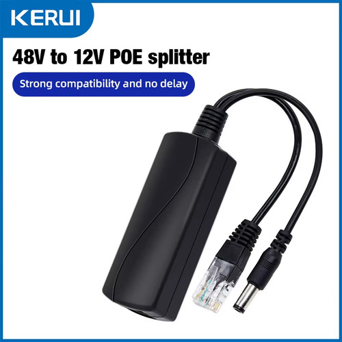 Poe splitter 48v - poe, 12v