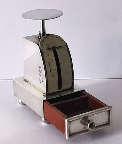 Solid silver postal scales - postal,