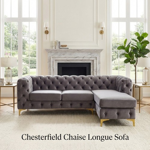 Chesterfield chaise longue - chaise,