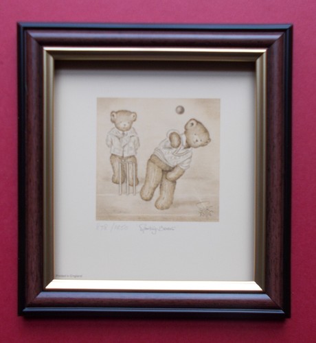 Teddy bear print framed - print,