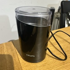 Krups F203 Electric Coffee Bean and Spice Grinder - Black very good