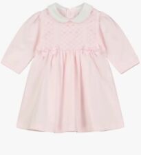 Emile Et Rose  Pink Embroidered Jersey Dress , Tights & Bunny ~ 18 Months
