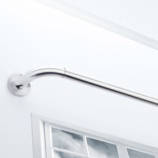 Extendable Metal Curtain Pole 28mm With Rings Brackets Hooks & Rod Fittings