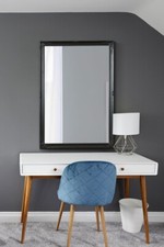 Large Mirror Black Antique