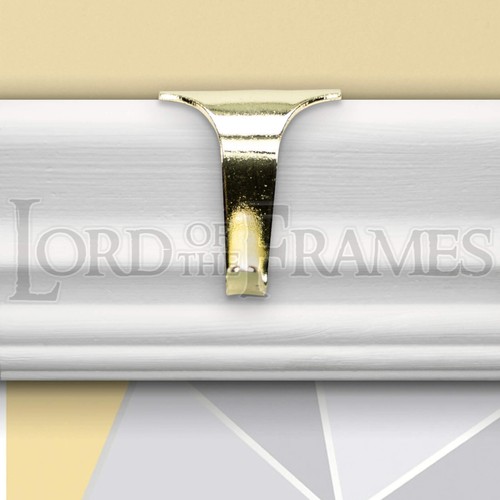 34mm brass picture rail - brass,
