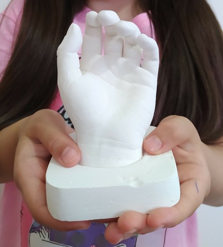 Baby hand casting - 3d,