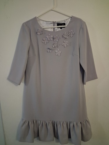 Fee grey applique beaded - applique,