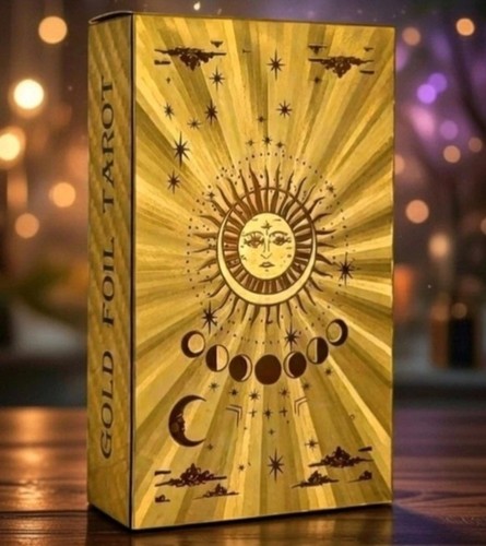Gold foil tarot - foil, 78