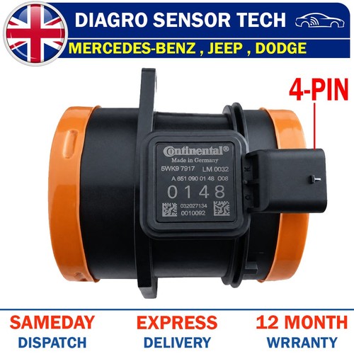 Mass air flow sensor - air, fits