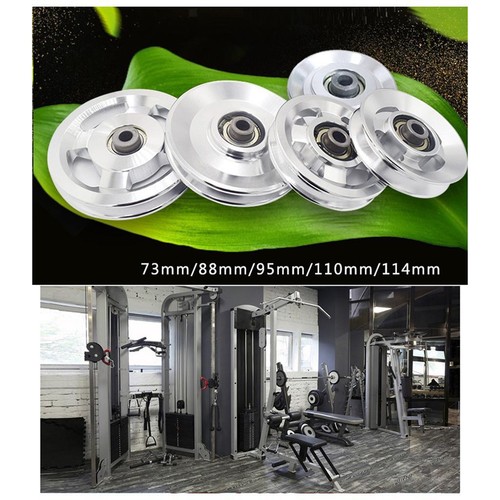 Alloy pulley wheel groove - wheel, u-groove