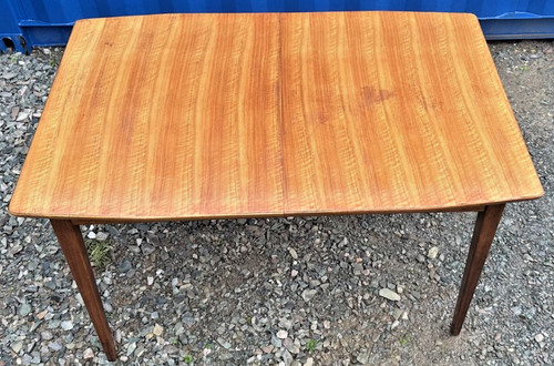Teak extending dining table - dining,
