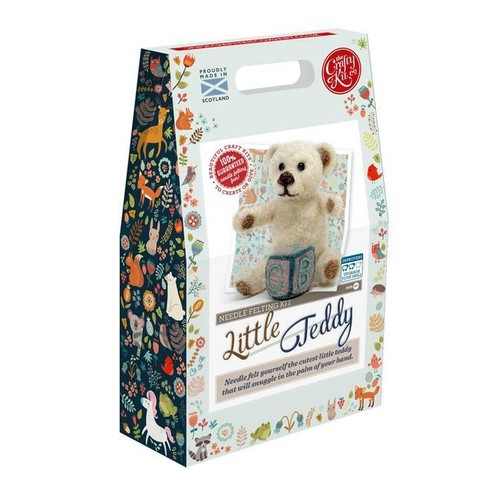 Little teddy needle felting - teddy,