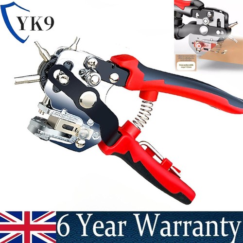 Leather hole punch pliers - punch,