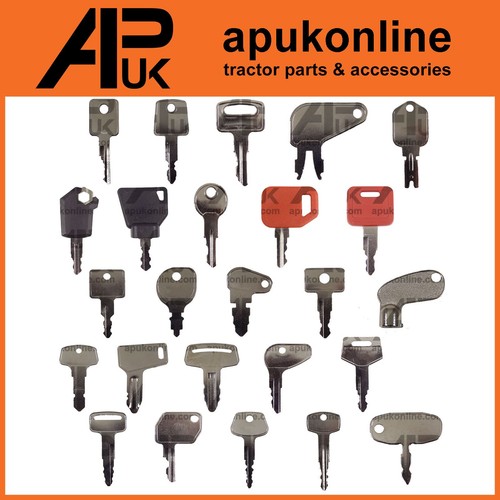 25x key master set for - key, kubota
