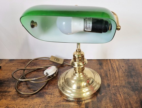 Vintage brass bankers - vintage, desk