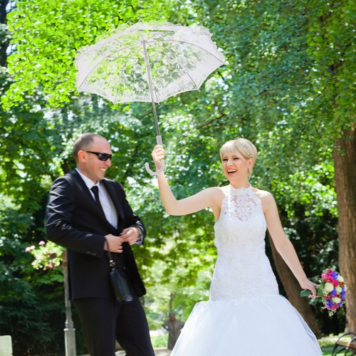 Lace umbrella scene props - umbrella,