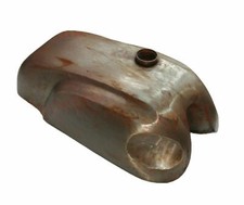 For Norton Manx 5 Gallon Wideline Frame Raw Steel Fuel Tank + cap