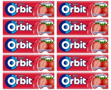Wrigley's Orbit Strawberry Chewing Gum - 30 x 14g 10 Pieces- Free Delivery