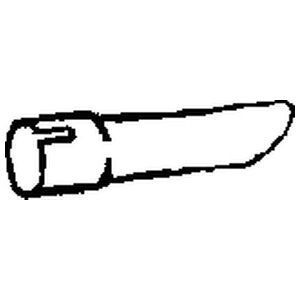 Klarius rear exhaust tail pipe - rear,