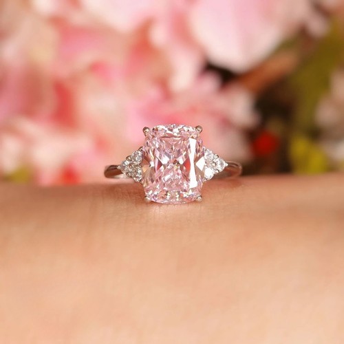 Cushion cut pink - ct,