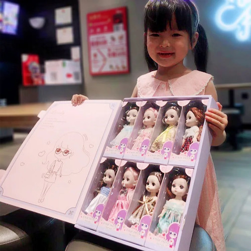 8pcs set bjd jointed doll - bjd,