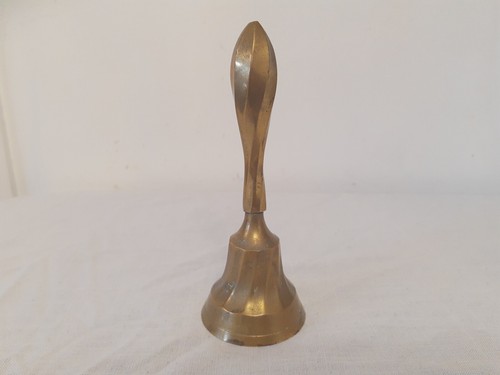 Vintage brass bell metal hand - vintage,
