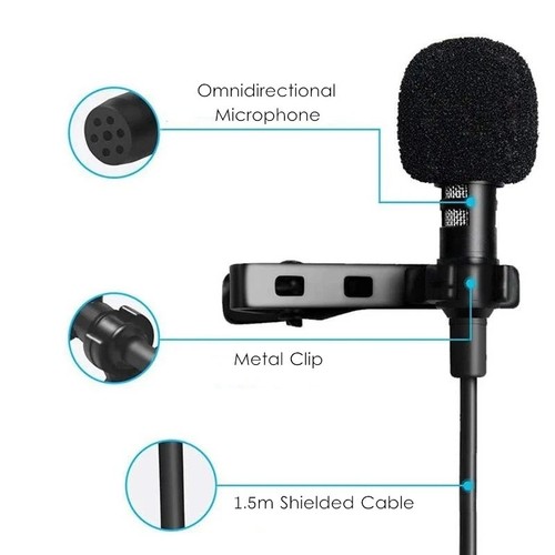 Clip lavalier microphone - clip,