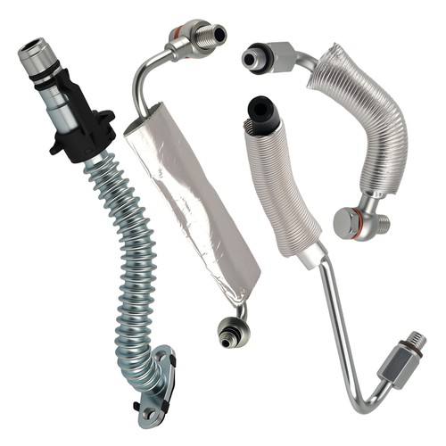 Turbo oil return feed pipes - oil,