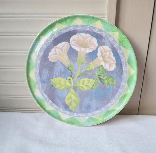 Melamine round teapot - , stand