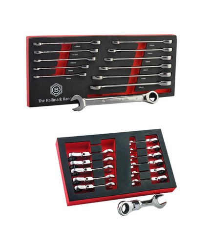 12pc ratchet spanner set - 12pc,