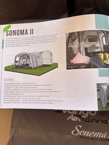 Vango sonoma 250 porch - vango,