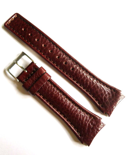Watch strap leather brown - watch,