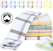 Pack of 12 Tea Towels  100% Egyptian Cotton Kitchen Cleaning Dish Cloths Towel