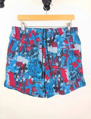 Speedo mens vintage blue swim - blue,