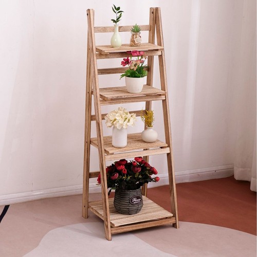 4tier folding ladder shelf - 4tier,
