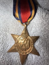 Replica Burma Star War Medal WW2 with Ribbon Star Medal
