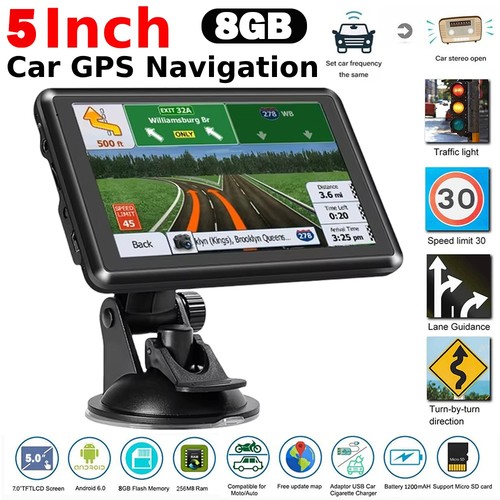 Inch car sat nav gps - 5,