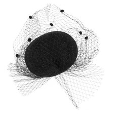 20s Vintage Pillbox Hat Hat Veil Women Church Hat Fascinators Veil Hat