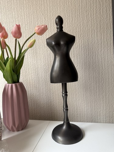 Female black mannequin torso - female,