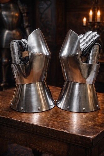 Steel gauntlet gloves - , armour