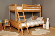 3ft 4ft Triple wooden Bunk Bed