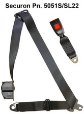 NEW Securon Seat Belt 5051S/SL22 Lap & Diagonal Belt x1 / Rock and roll beds