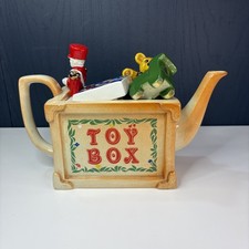 Paul Cardew Designs Toy Box Teapot Collectible Vintage Ornamental - Signed